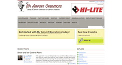 Desktop Screenshot of myairportoperations.com